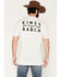 Image #1 - Kimes Ranch Men's Back Branded Short Sleeve Graphic T-Shirt, Off White, hi-res