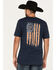 Image #2 - Howitzer Men's We The People 1776 Graphic T-Shirt, Navy, hi-res
