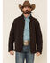 Image #1 - Cody James Men's Brown Steamboat Softshell Bonded Zip Front Jacket -  Big , , hi-res