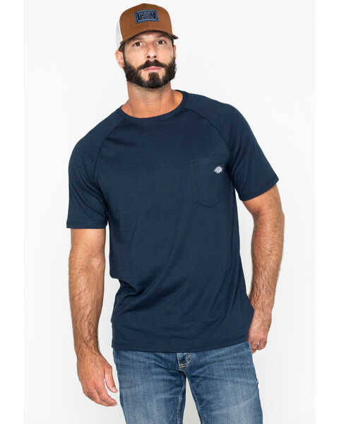 Dickies Men's Temp-IQ Performance Cooling T-Shirt, Navy, hi-res