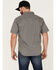 Brixton Men's Charter Solid Utility Button Down Western Shirt , Grey, hi-res