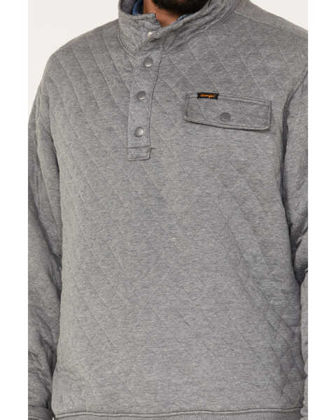 Wrangler Men's Quilted 1/4 Snap Pullover | Boot Barn