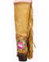Junk Gypsy By Lane Women's Flora Floral Studded Western Boots - Snip Toe , Mustard, hi-res