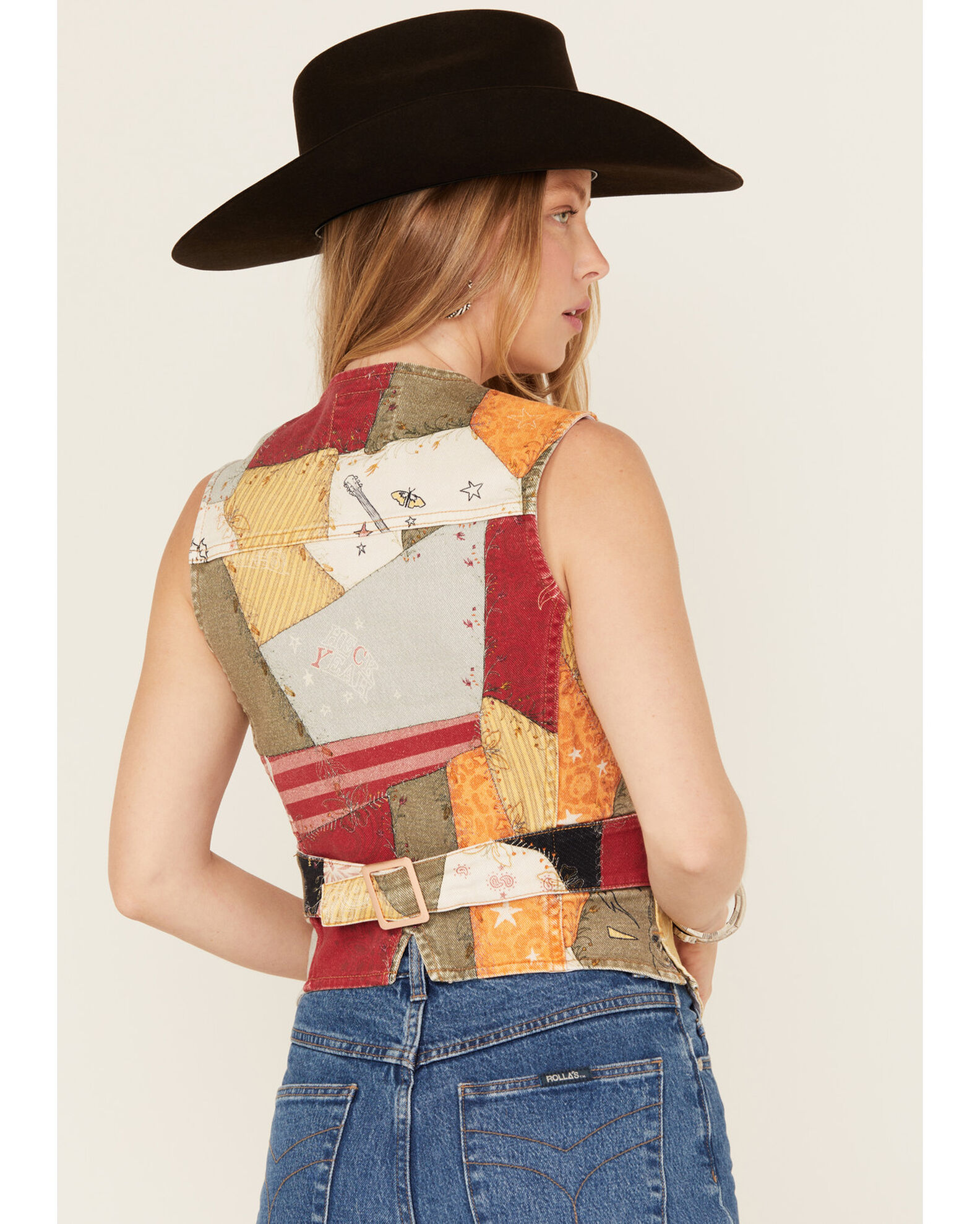 Product Name:  Wrangler X Lainey Wilson Women's Mixed Patchwork Vest
