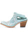 Image #3 - Corral Women's Turquoise Stud & Woven Mules - Snip Toe, , hi-res