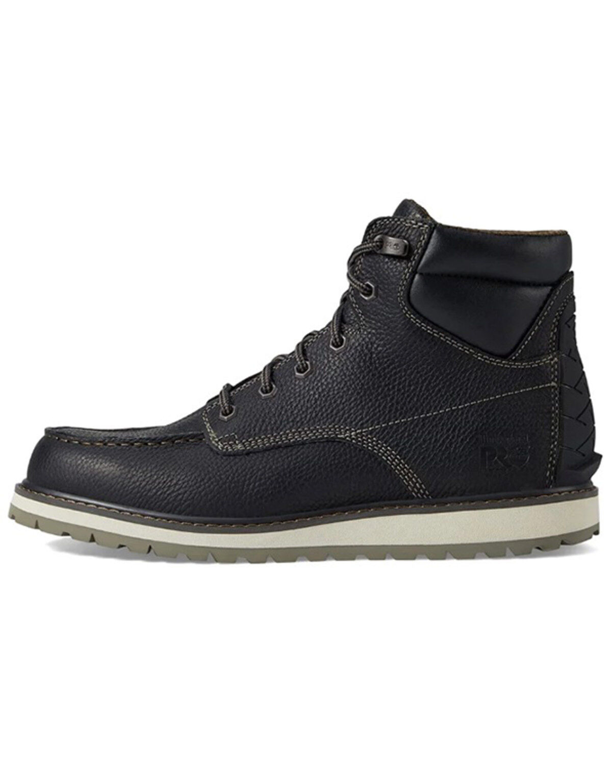 Image #3 - Timberland PRO Men's 6" Irvine Lace-Up Work Boots - Moc Toe, Black, hi-res