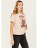 Image #2 - Wrangler Women's Boot Barn Exclusive Drink Whiskey Graphic Tee, Blush, hi-res