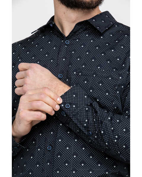 Image #4 - Gibson Men's Sirius Star Geo Print Long Sleeve Western Shirt , , hi-res