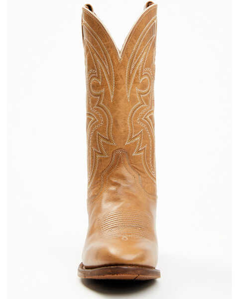 Image #4 - Dan Post Men's Orville Western Performance Boots - Medium Toe, Honey, hi-res