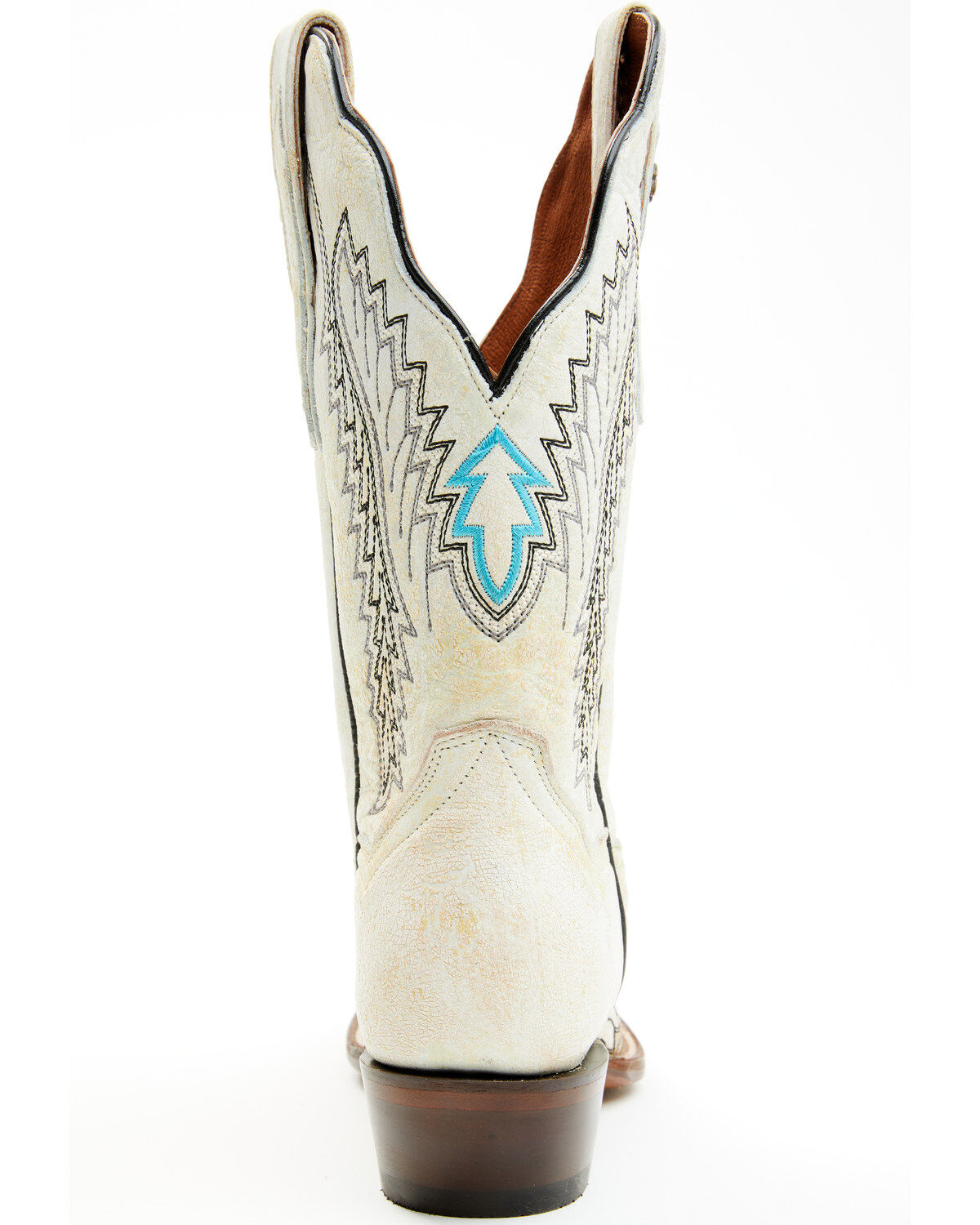 Image #5 - Dan Post Women's Darcy Western Boots - Square Toe, White, hi-res