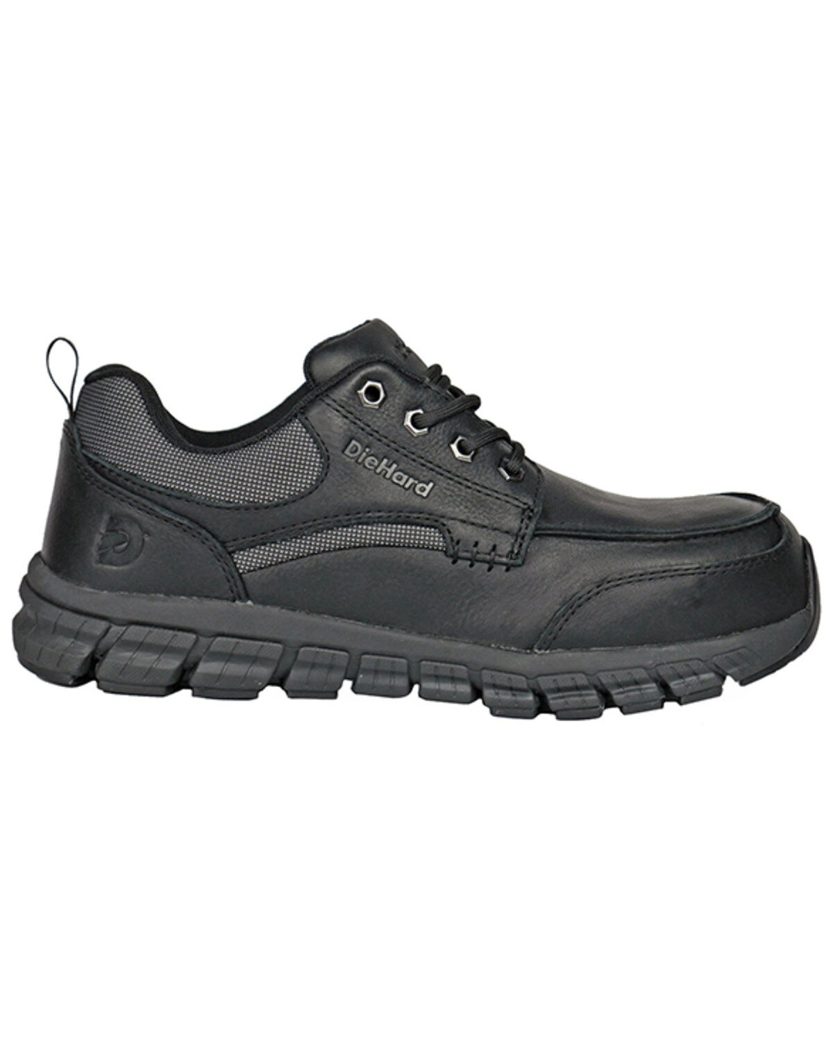 Image #2 - Die Hard Men's Sunbird Lace-Up Work Shoes - Composite Toe, Black, hi-res