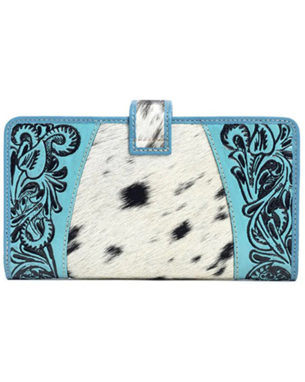 Image #2 - Myra Bag Women's Las Mijitas Tooled Wallet, Turquoise, hi-res