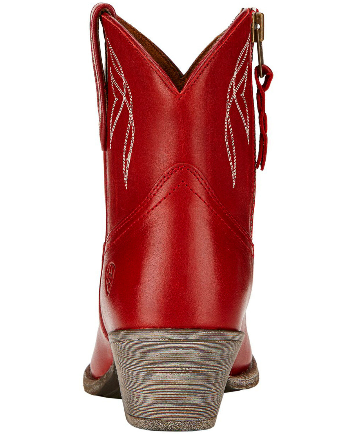Image #11 - Ariat Women's Darlin Booties - Medium Toe, Red, hi-res