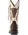 Ariat Women's Round Up StretchFit Western Boots - Broad Square Toe, Brown, hi-res
