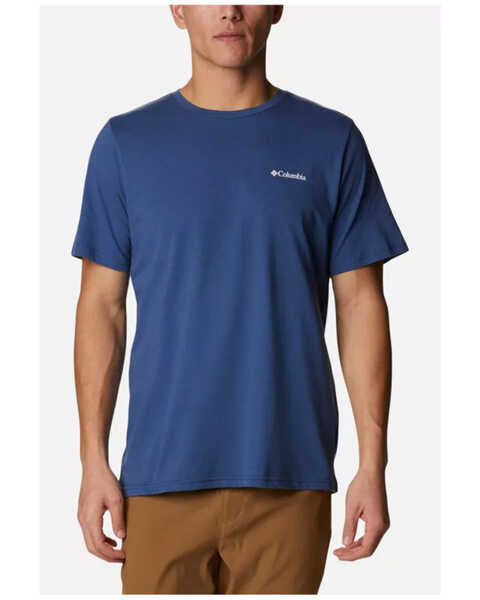Columbia Men's Pine Trails Graphic Short Sleeve T-Shirt , Blue, hi-res