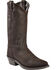 Image #1 - Jama Men's Trucker Cowboy 13" Work Boots, Distressed, hi-res