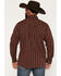 Image #4 - Moonshine Spirit&reg;&nbsp;Men's The Wrangler Dobby Plaid Print Long Sleeve Snap Western Shirt, Red, hi-res