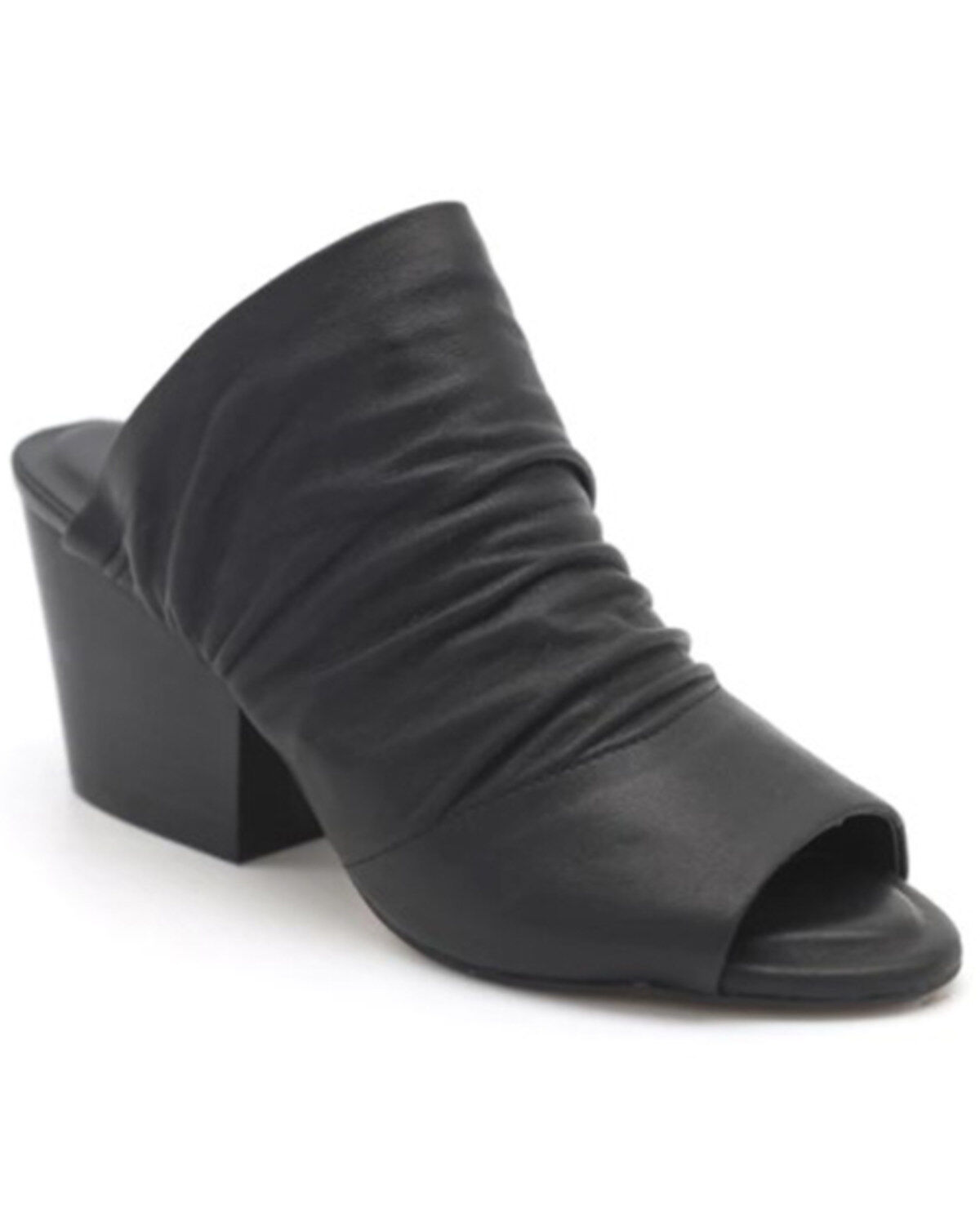 Image #1 - Golo Shoes Women's Landon Black Open Toe Mule, Black, hi-res