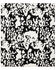 Image #1 - Carstens Home Wrangler Cow Print Blanket, Black, hi-res