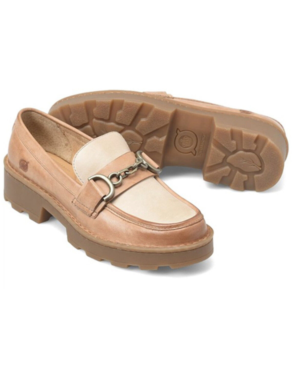 Image #8 - Born Women's Carrera Buckle Penny Loafers, Brown, hi-res