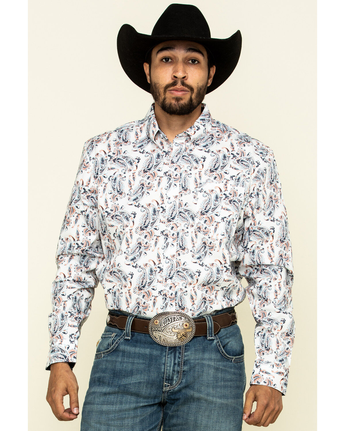 men's long sleeve western shirts with snaps