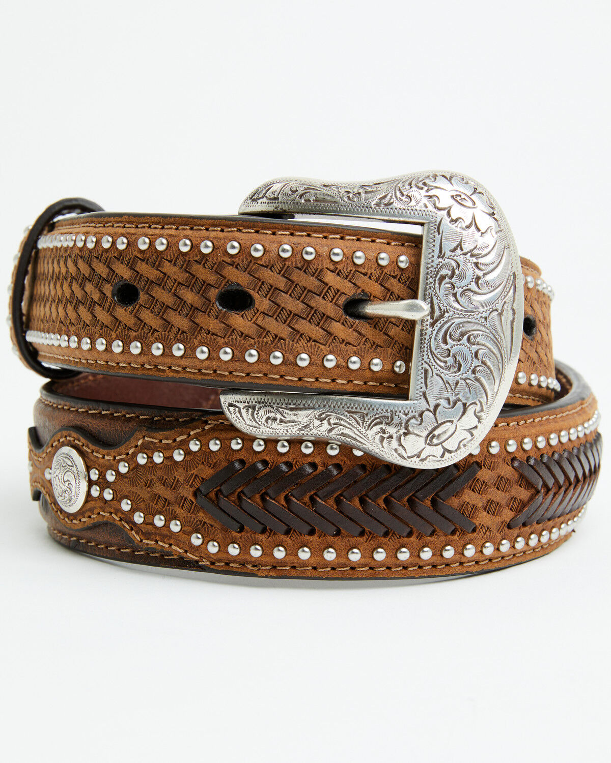 Nocona Men's Ostrich Underlay Western Belt | Boot Barn