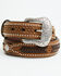 Image #1 - Nocona Men's Ostrich Underlay Western Belt, Brown, hi-res