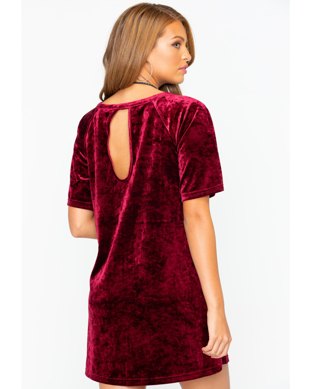 velvet tee shirt dress