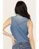 Image #5 - Wrangler Retro Women's Medium Wash Cropped Denim Vest, , hi-res