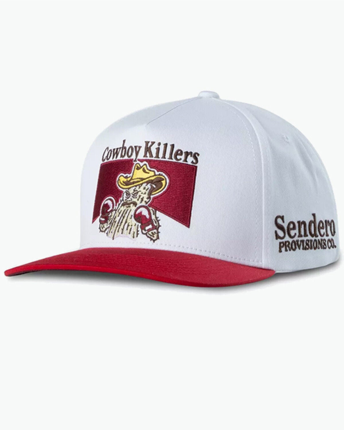 Sendero Provisions Men's Cactus Cowboy Killers Ball Cap, White, hi-res