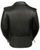Milwaukee Leather Women's Full Length Side Lace Leather Motorcycle Jacket, Black, hi-res