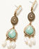 Image #1 - Shyanne Women's Western Romance Concho Earrings, Gold, hi-res