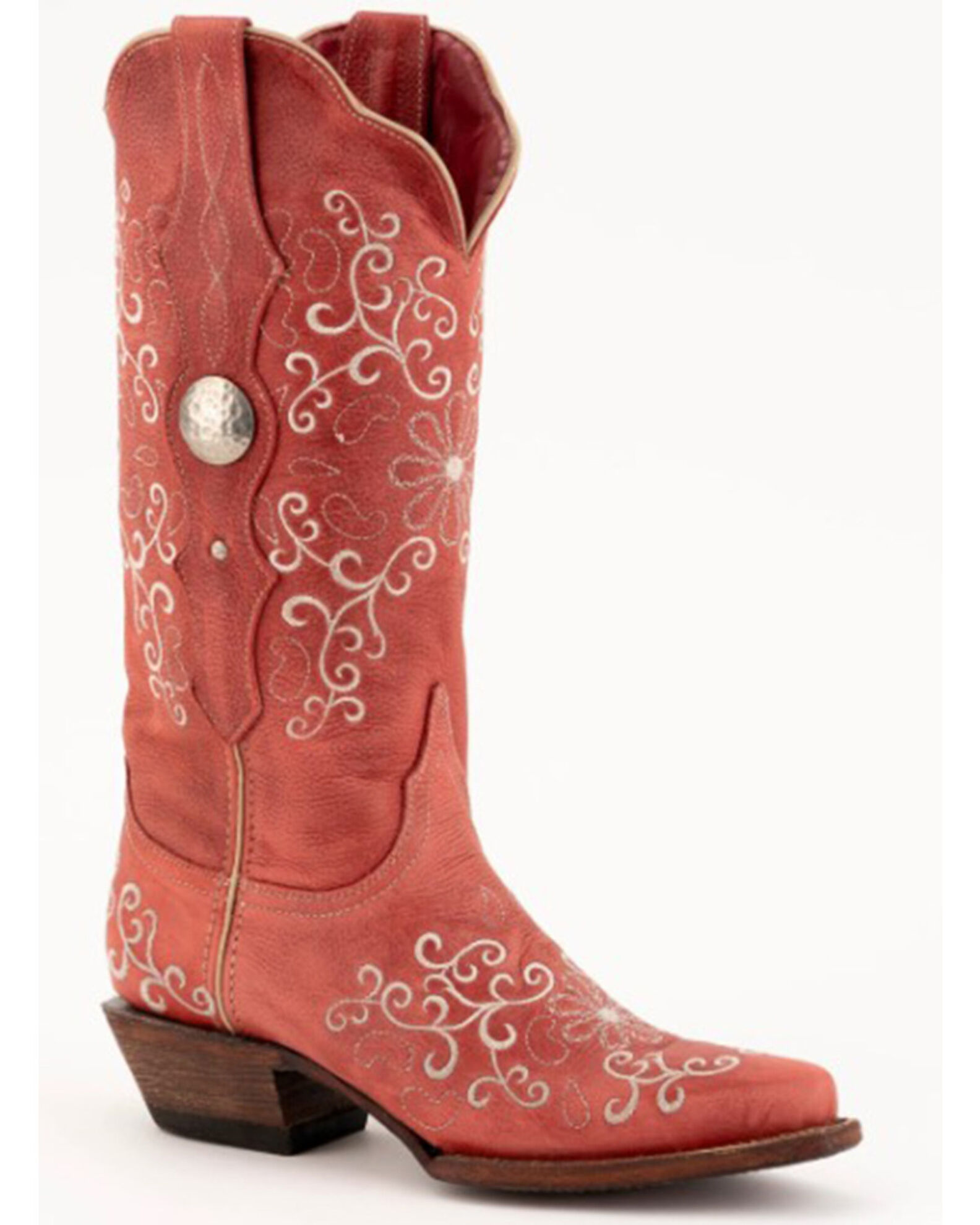 Ferrini Women s Bella Floral Embroidered Tall Western Boots Snip