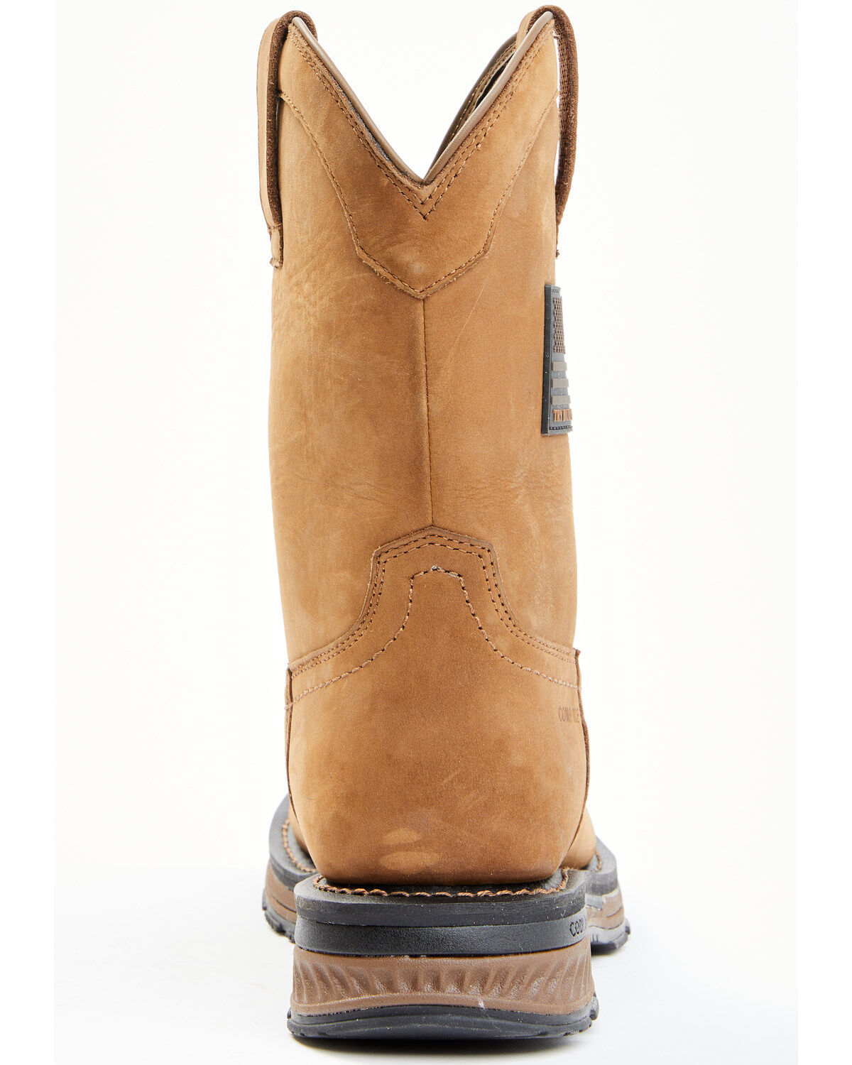 Image #5 - Cody James Men's 10" Disruptor Western Work Boots - Nano Composite Toe, Brown, hi-res