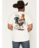 Image #1 - Moonshine Spirit Men's El Gallo Short Sleeve Graphic T-Shirt, Cream, hi-res