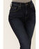 Lee Women's High Rise Dark Wash Late Night Flare Jeans , Dark Blue, hi-res