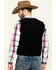 Image #2 - Cody James Men's Angus Suede Vest, Black, hi-res