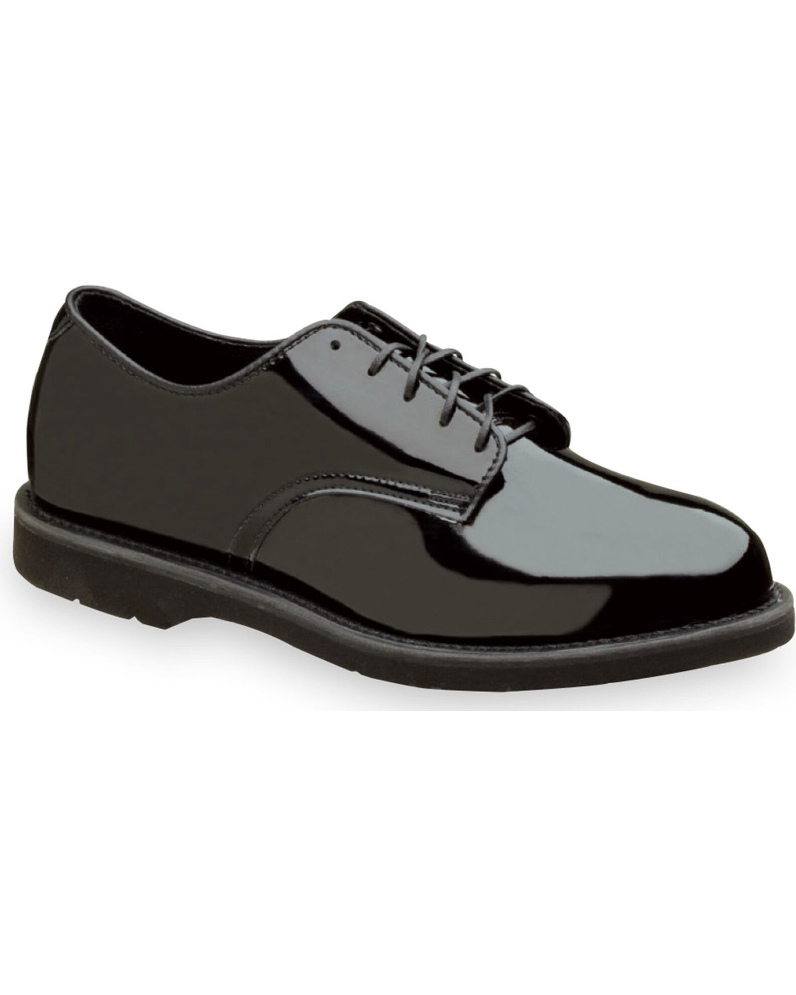 Image #1 - Thorogood Women's Uniform Classics Poromeric Oxfords, Black, hi-res