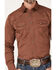 Blue Ranchwear Men's Long Sleeve Button Down Western Shirt, Wine, hi-res