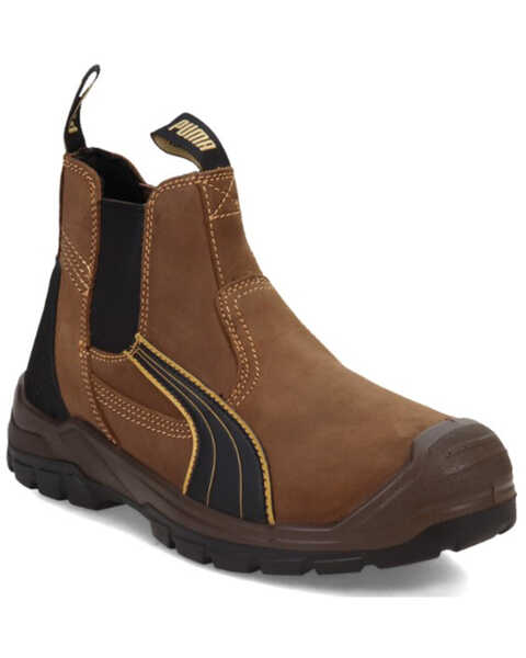 Puma Safety Men's Tanami Water Repellent Safety Boots - Soft Toe, Brown, hi-res