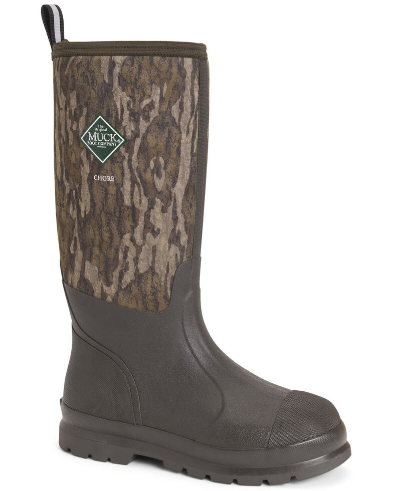 Muck Boots Men's Chore Camo Rubber Boots - Round Toe | Boot Barn