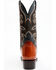 Dan Post Men's Eel Exotic Western Boots - Square Toe , Brown, hi-res