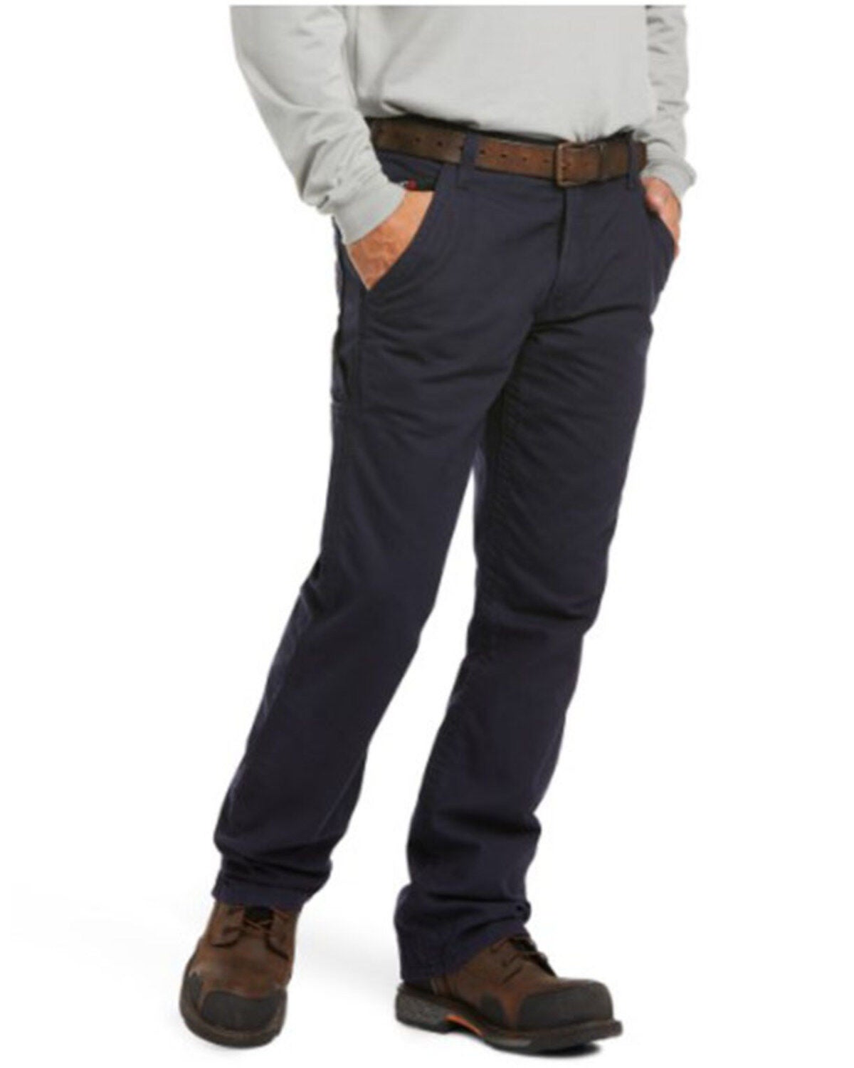 Ariat Men's FR M4 Navy Workhorse Bootcut Work Jeans - Big, Navy, hi-res