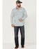 Image #2 - Moonshine Spirit Men's Southwestern Geo Print Long Sleeve Snap Western Shirt, Ivory, hi-res