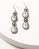 Image #1 - Shyanne Women's Shiloh Ridge Concho Earrings, Silver, hi-res