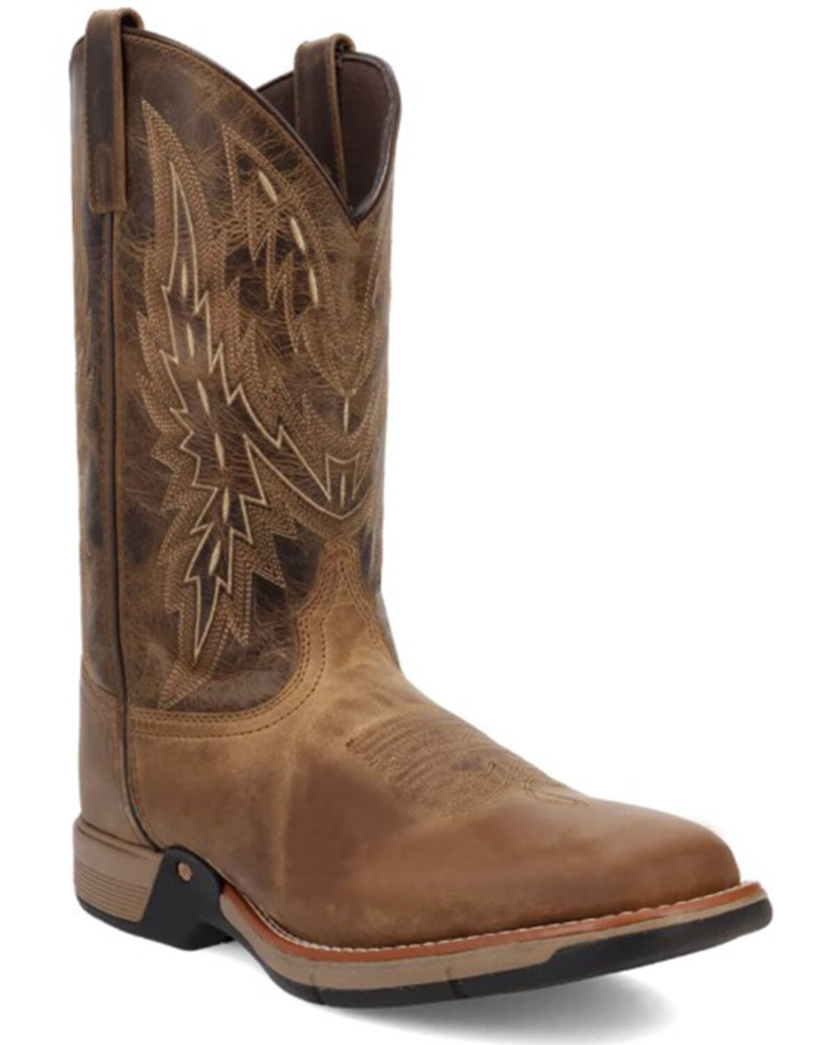 Image #1 - Laredo Men's Vapor Western Boots - Broad Square Toe, Tan, hi-res
