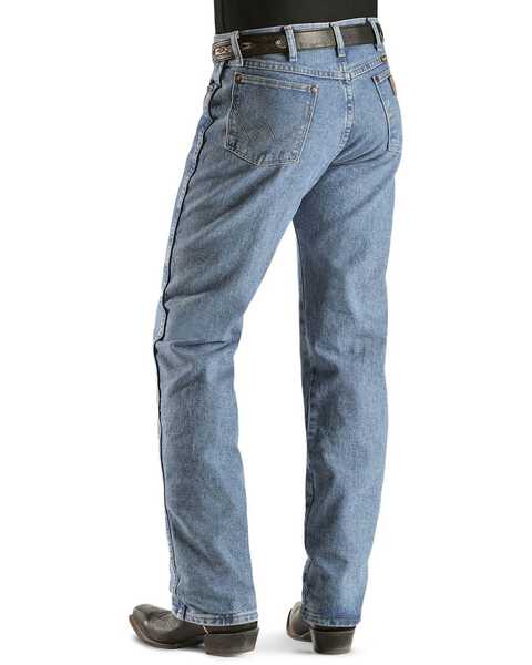 Image #1 - Wrangler 13MWZ Jeans Cowboy Cut Original Fit Prewashed Jeans , Antique Blue, hi-res