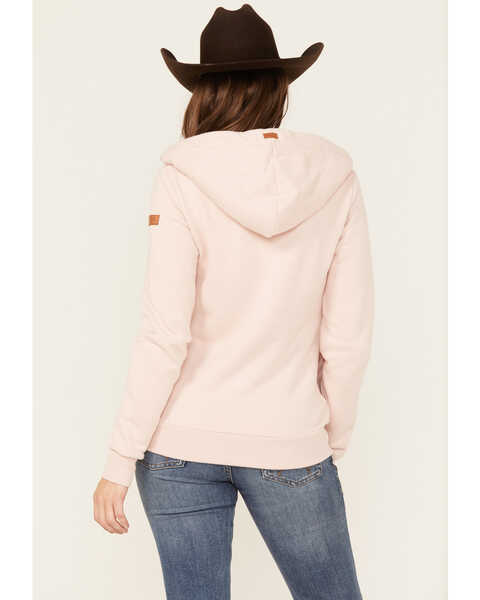 Image #4 - Wanakome Women's Jas Button-Down Hooded Pullover , Pink, hi-res