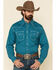 Image #1 - Wrangler 20X Men's Advanced Comfort Geo Print Long Sleeve Western Shirt , , hi-res