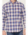 Image #3 - Ariat Men's FR Stanley Plaid Print Long Sleeve Button-Down Work Shirt, White, hi-res